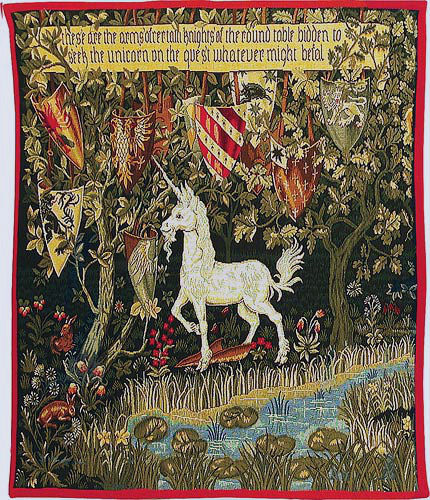 William Morris Unicorn tapestry