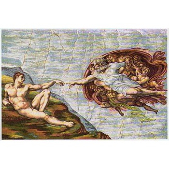 Michelangelo Creation tapestry - on sale