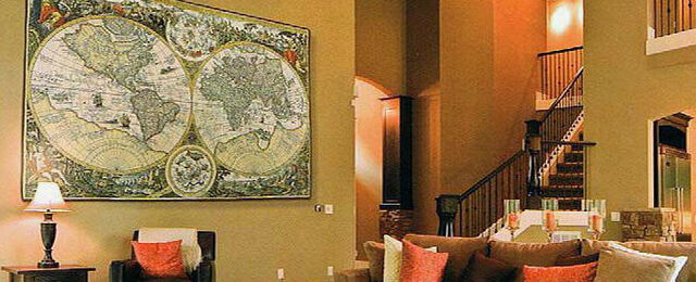 World Maps Tapestries